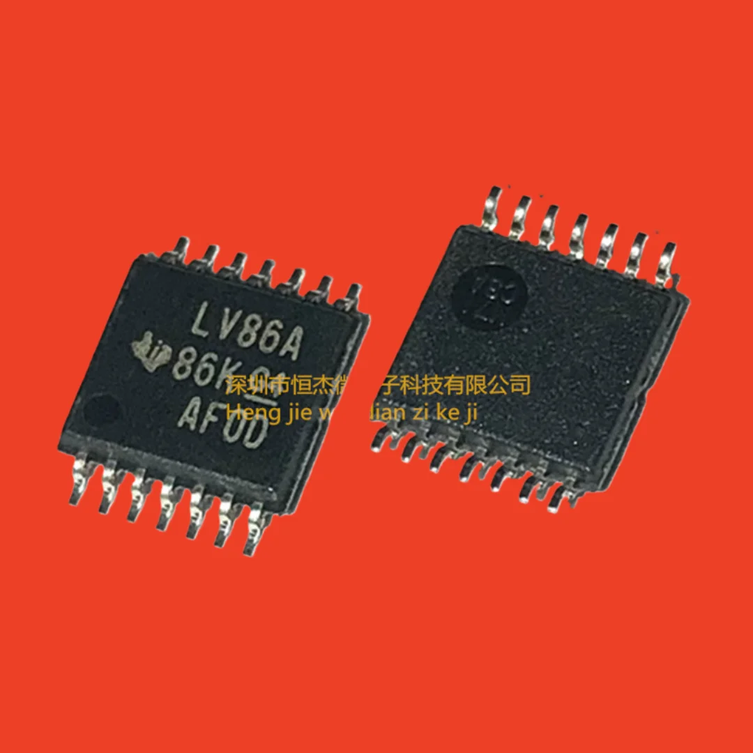 5PCS/new original SN74LV86APWR screen printing LV86A TSSOP-14 grid and inverter pin