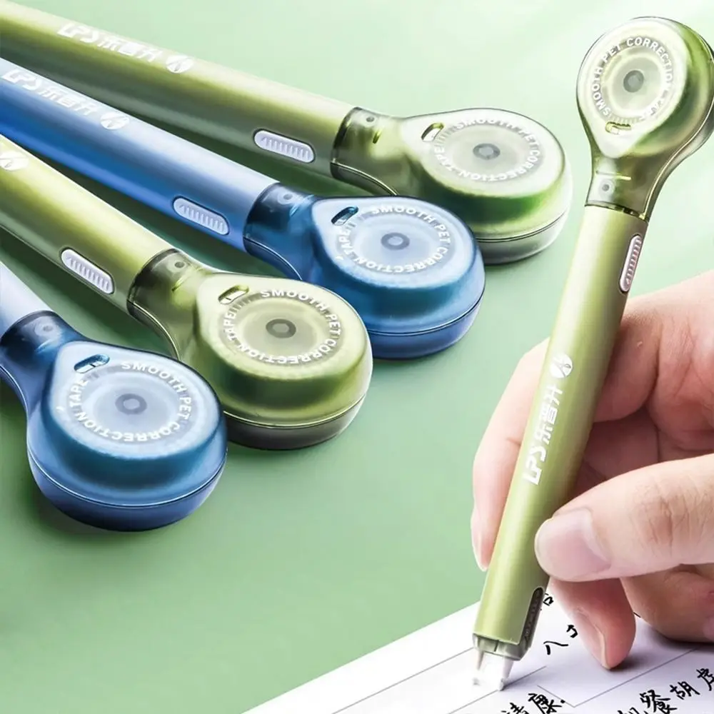 Creative Design 6m Modification Corrector Tape Comfortable Holding Large Capacity White Out Correction Tape Pen Shape