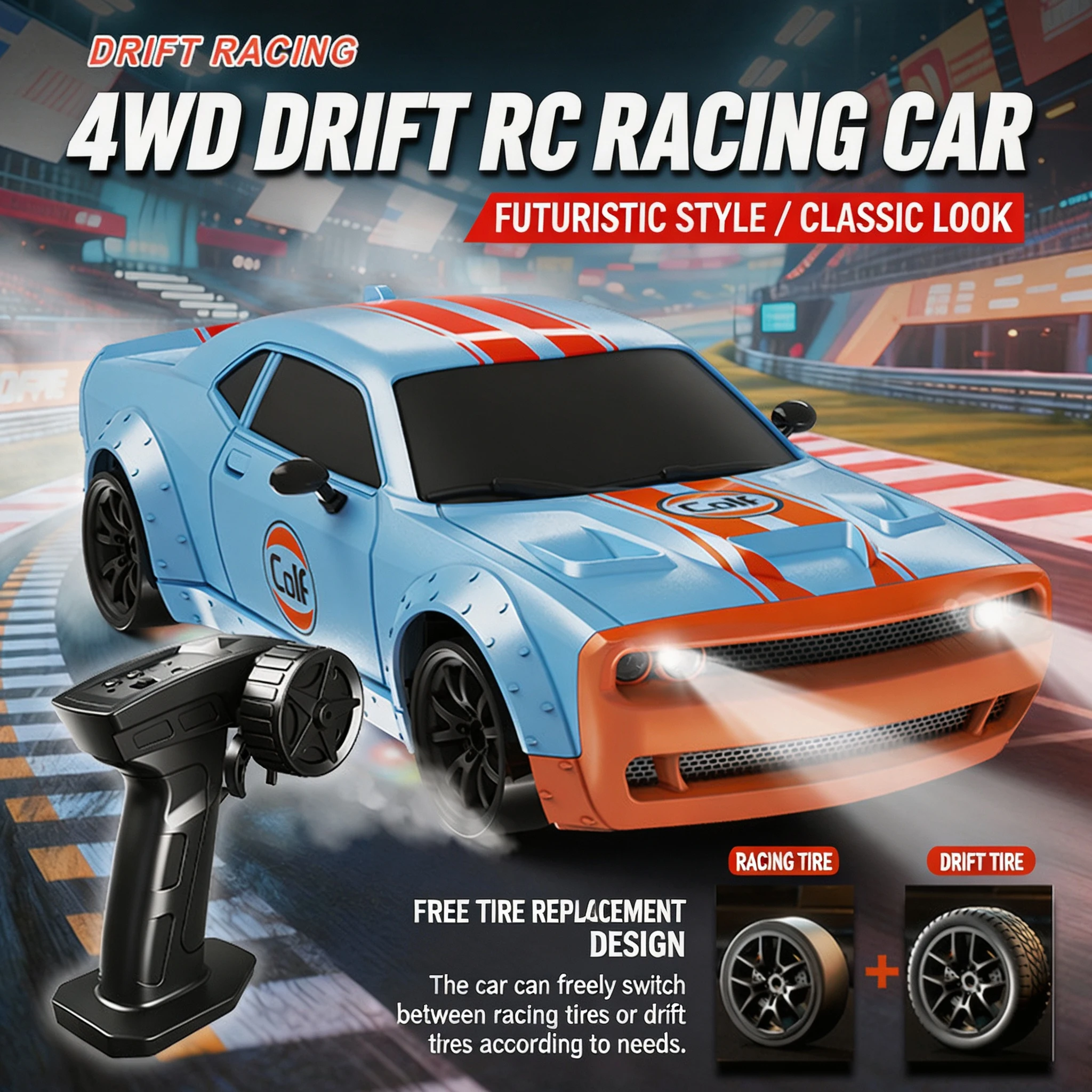 Voiture de course RC 4WD 1/20, - Kids Toys Under $20 avis et prix