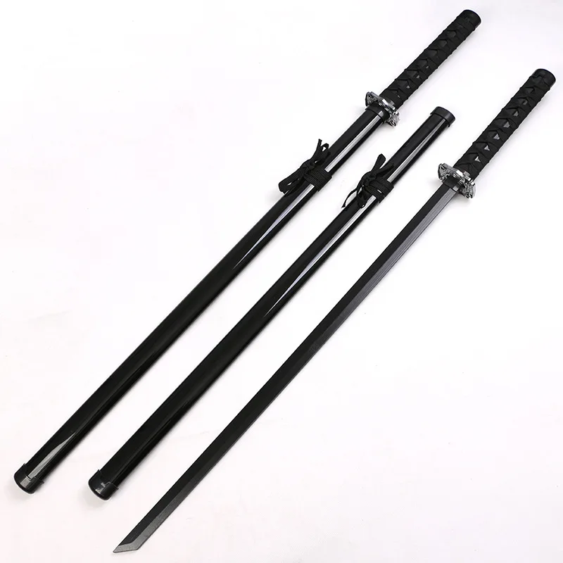 100 سنتيمتر/33.37in مع غمد السيوف الخشبية الساموراي نموذج الأسلحة الدعائم تأثيري أنيمي الأجهزة الطرفية صديقها الهدايا سطح المكتب الديكور