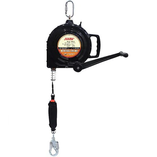 150kg 10 M Retractable Lifeline With Handle Fall Protection Retractable Fall Arrester