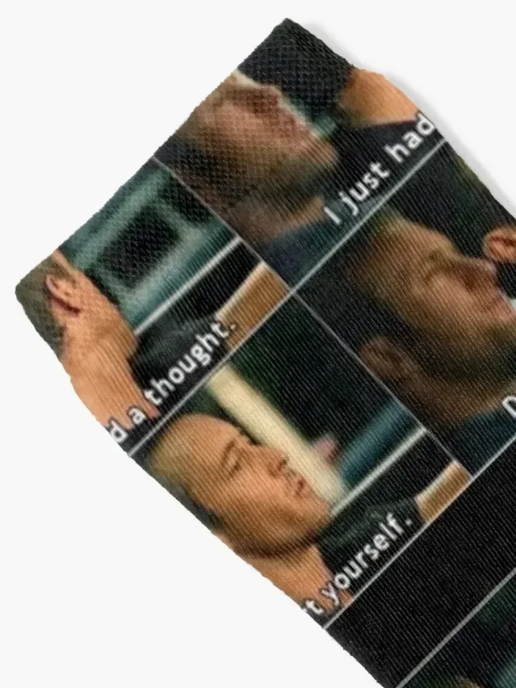 Ich hatte nur ein Denken. Socken für Neujahr, Herren, Baumwolle, hochwertige Wandersocken, lustige Damensocken für Herren