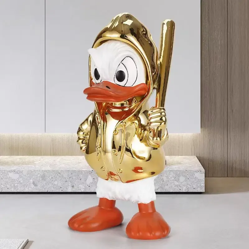 Creative Tide Play Donald Duck Ornaments Living Room Desktop Landing Light Luxury Modern Home Decoration Wholesale