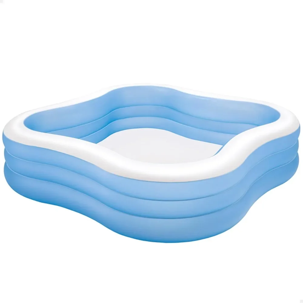 

Swim Center Family Inflatable Pool, 90" X 90" X 22", for Ages 6+, Color may vary swimming pool portable pool