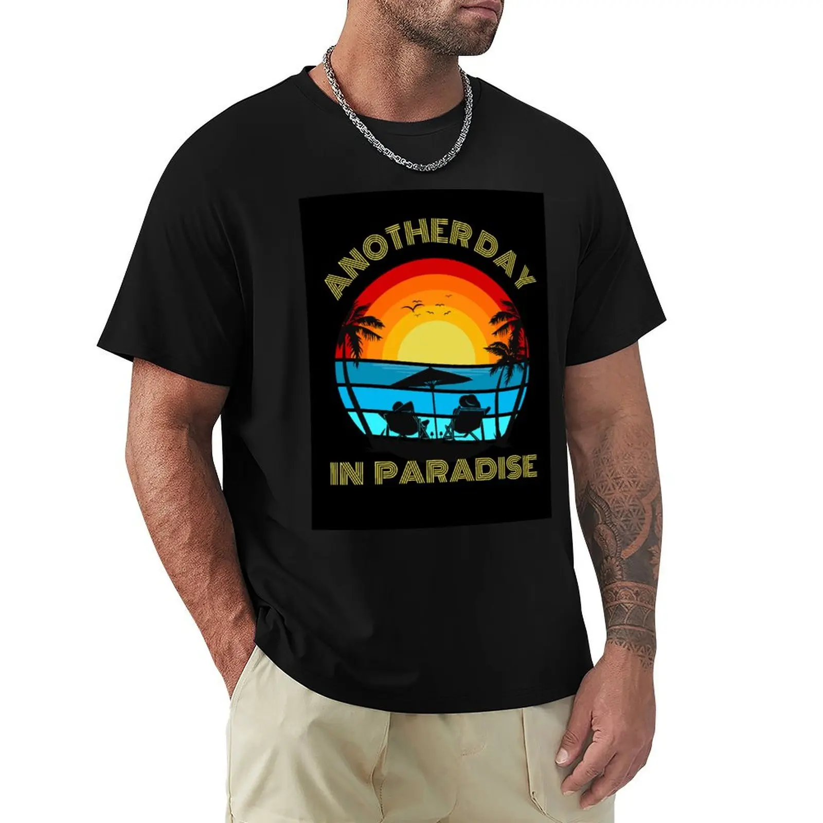 

Another Day in Paradise T-Shirt boys whites street wear essential t shirt mens graphic t-shirts anime
