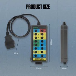 DUOYI DY29 samochodowy wykrywacz protokołów diagnostycznych Tester Auto Car Obd2 Breakout Break Out Box pojazd OBDII interfejs monitora