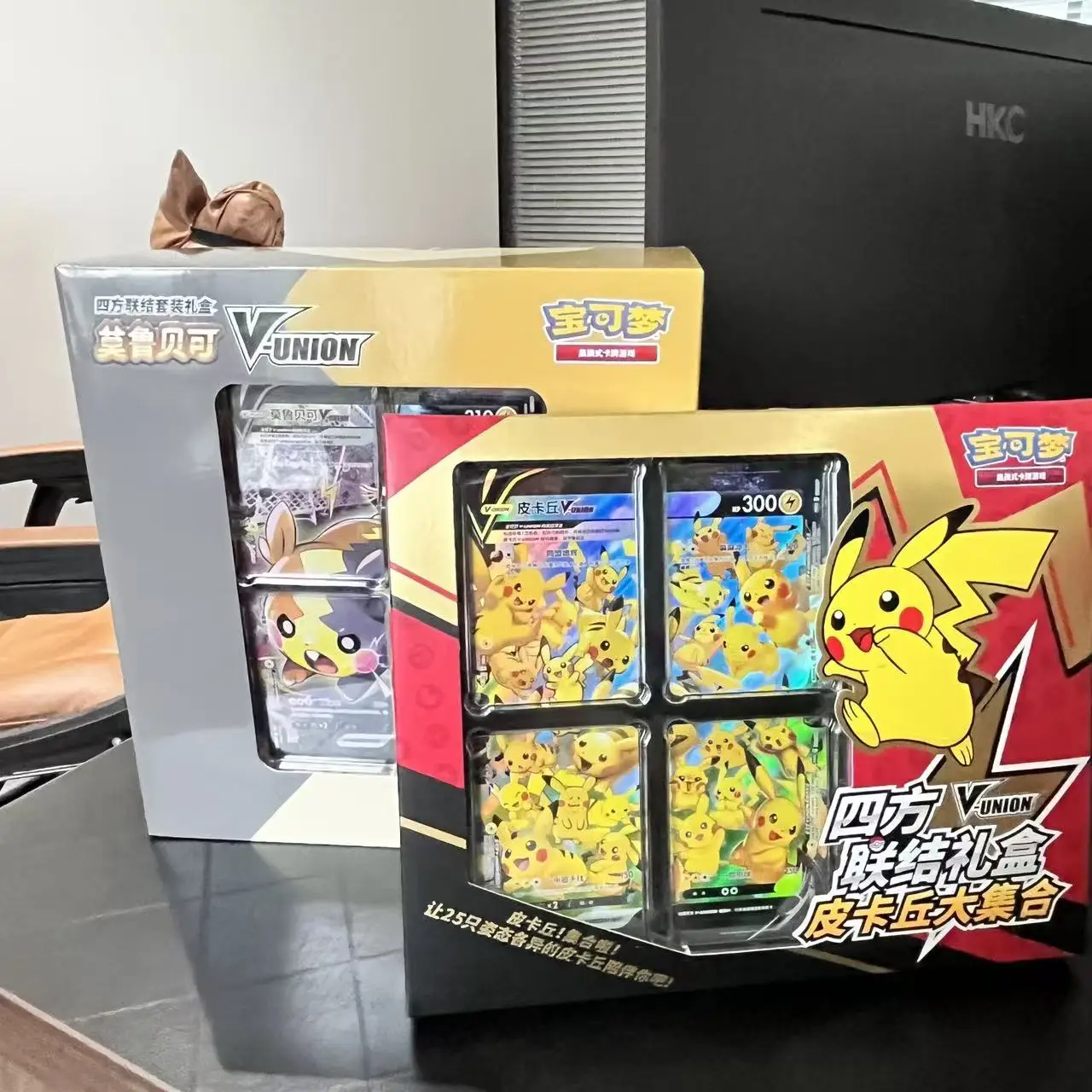 مجموعة علب هدايا بوكيمون فور واي كونيكشن بيكاتشو (النسخة الصينية المبسطة القابلة للجمع) لعبة بطاقات التداول بوكيمون (PTCG) #5