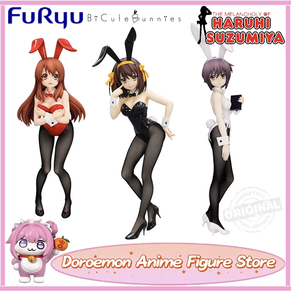 

В наличии Furyu Original Bicute Bunnies Фигурки Меланхолия Харухи Сузумія Асахина Микуру Нагато Юки Сузумия Харухи