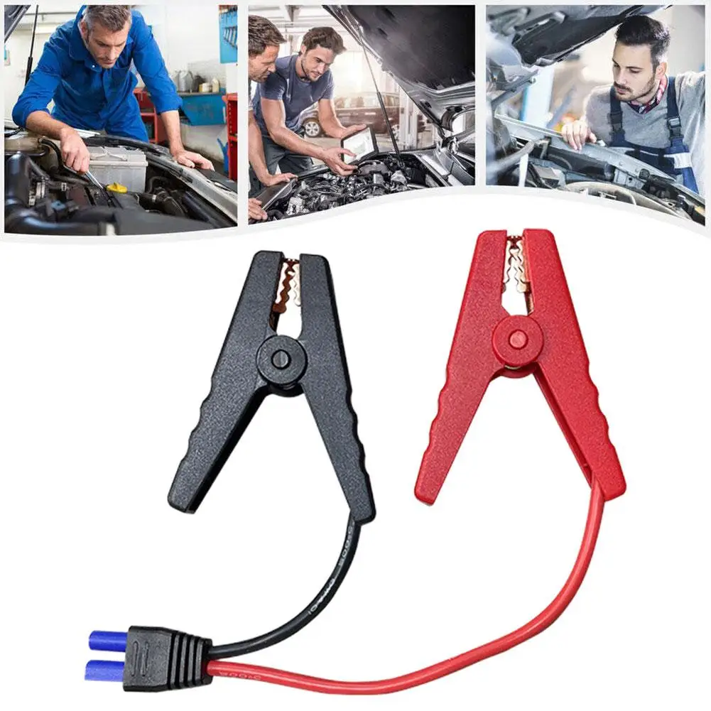 Abrazadera de cocodrilo para arrancador de batería de coche, Cable de conexión de potencia de arranque, Universal, 12v, M5c6