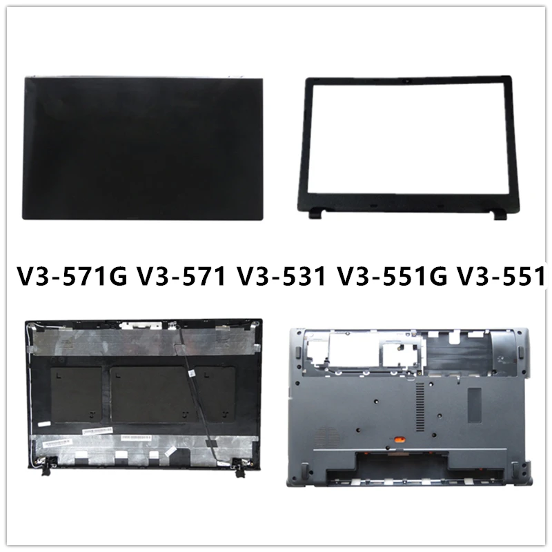 New laptop For ACER V3-571G V3-571 V3-531 V3-551G V3-551 LCD Back Cover Top Case/Front Bezel/Palmrest/Bottom Base Cover Case