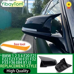 Genuine Real Carbon Fiber Side Mirror cover Caps Replacement for BMW Series 1 2 3 4 X M 420i F20 F21 F22 F23 F30 F32 F33 F36 X1