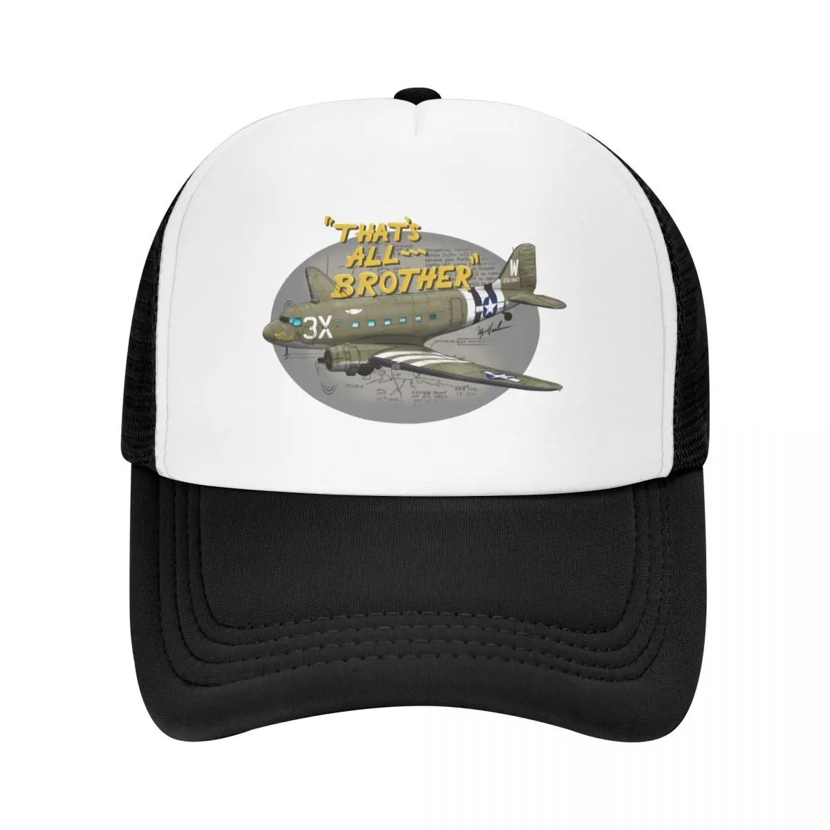 

dc-3 that's all brother commemorative air force Baseball Cap Snapback Cap dad hat Women's Hats For The Sun Men's