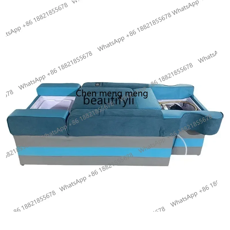 X Factory Shampoo and Foot Washing Integrated Electric Bed Ear Cleaning Spa Massage Couch Circulating Water Head Therapy Recline