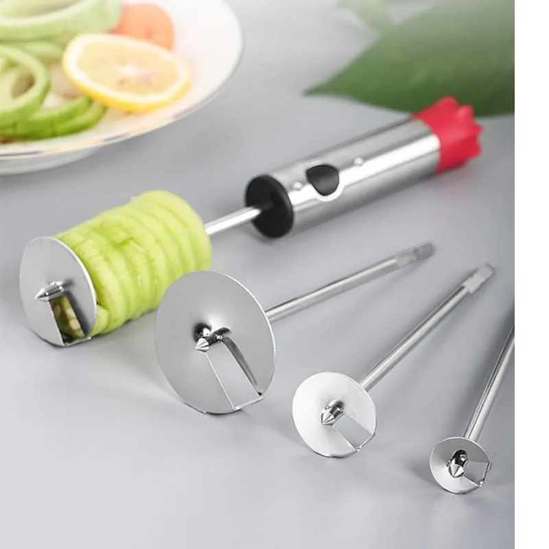 Drill Vegetable Fruit Corer With Ergonomic Anti-Slip Handle Denucleator For Coring Hollowing Out Zucchini Potatoes Carrot Pear