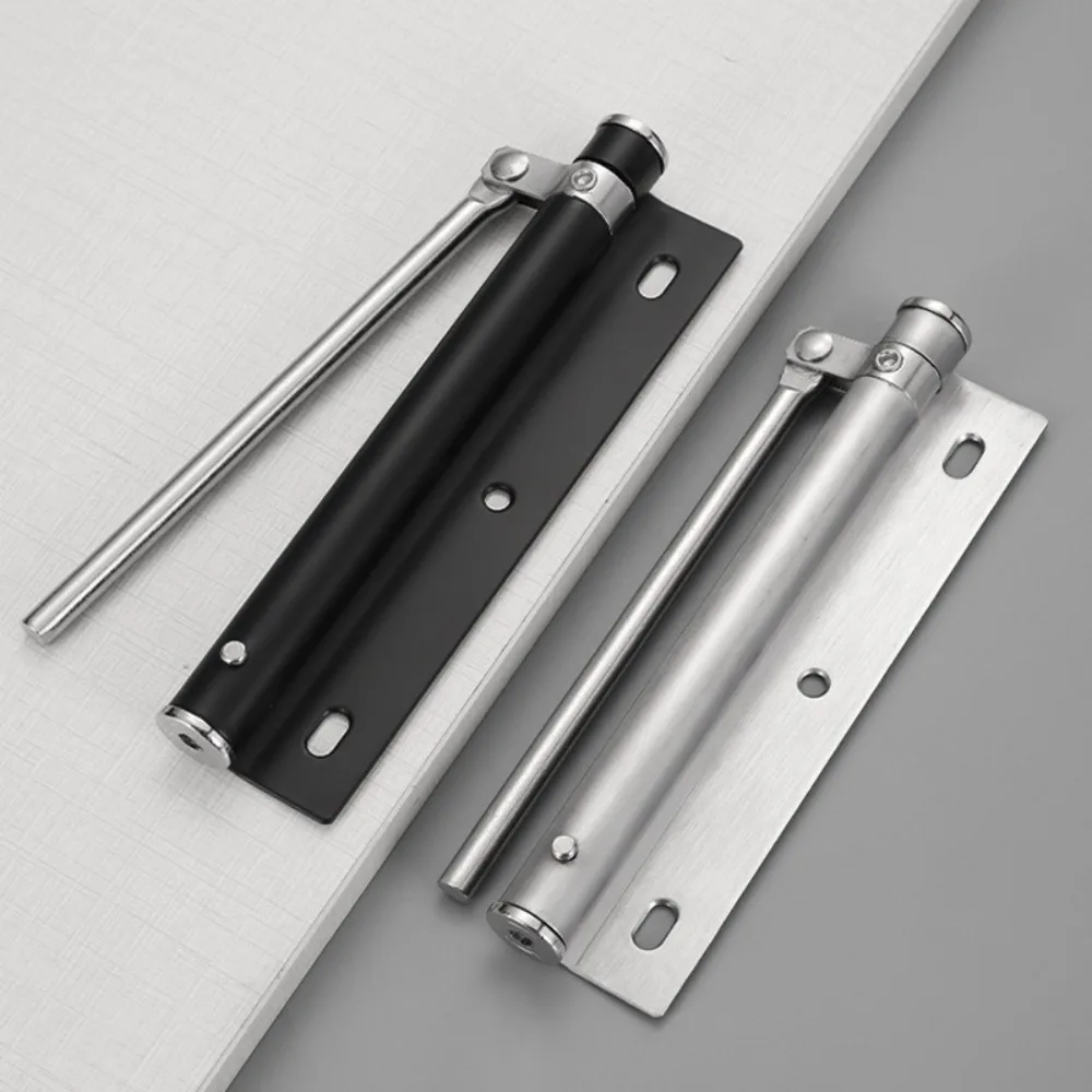 Stainless Steel Automatic Door Closer Push-Pull Door Easy Home Use Silent Door Closer Anti-Collision Hydraulic Adjustable