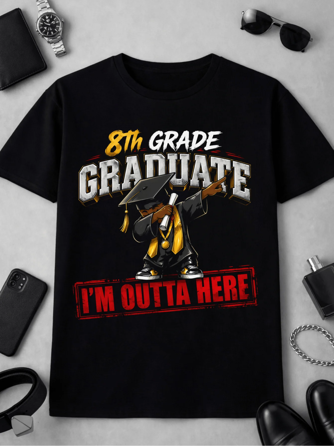8th Grade Graduate T-Shirt- 