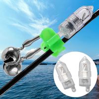 High Quality Portable Durable Fishing Alert Bell LED Light Rod Tackle Bite Sound Alarm