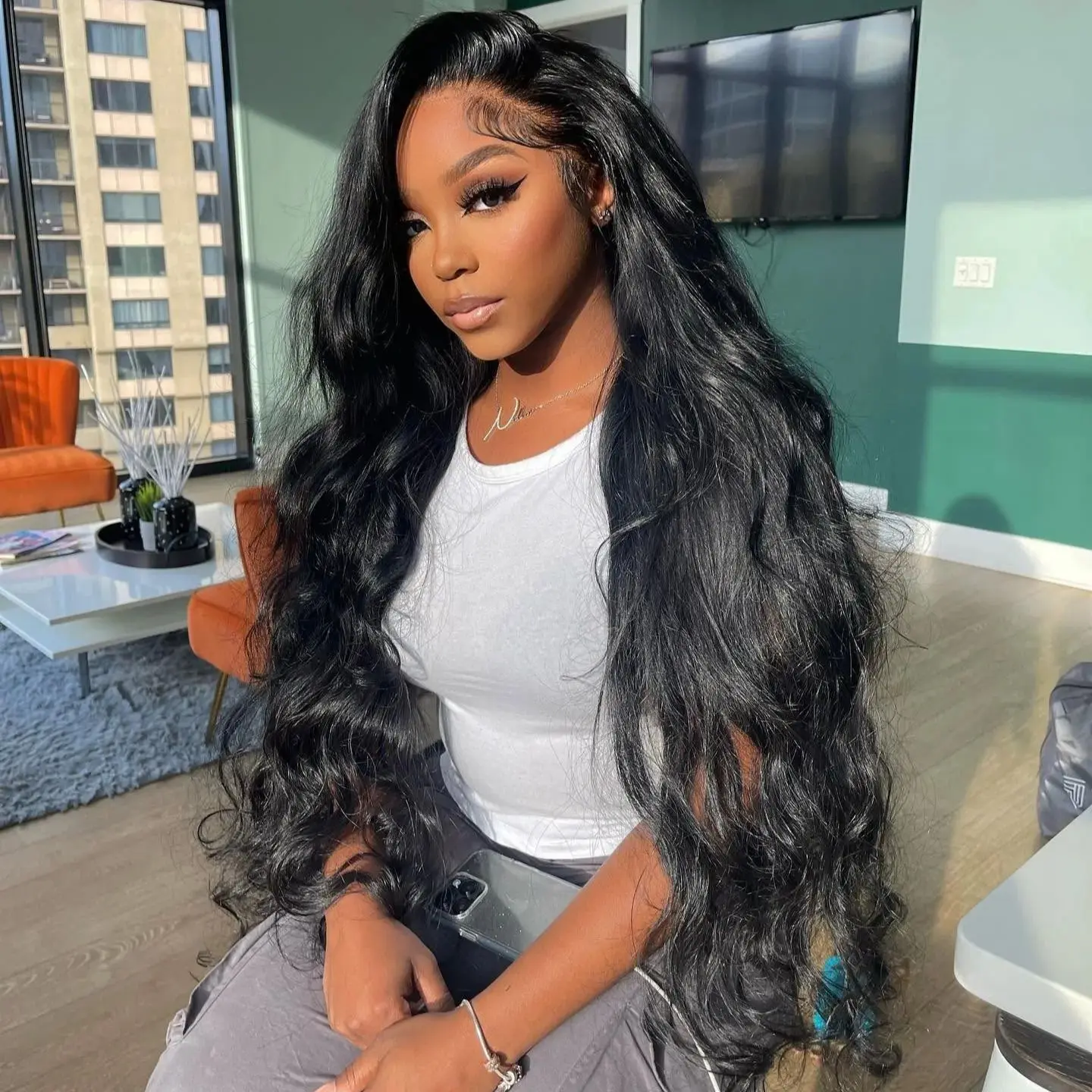 

Объемная волна HD Парики из натуральных волос на кружеве 13x4 13x6 Прозрачные парики из натуральных волос на фронтальной части шнурка Предварительно выщипанные парики из HD на шнурке для женщин