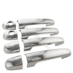 For Toyota Yaris 2006 2007~ 2013 Car accessories ABS Chrome Door handle Protective covering Cover Trim Car styling