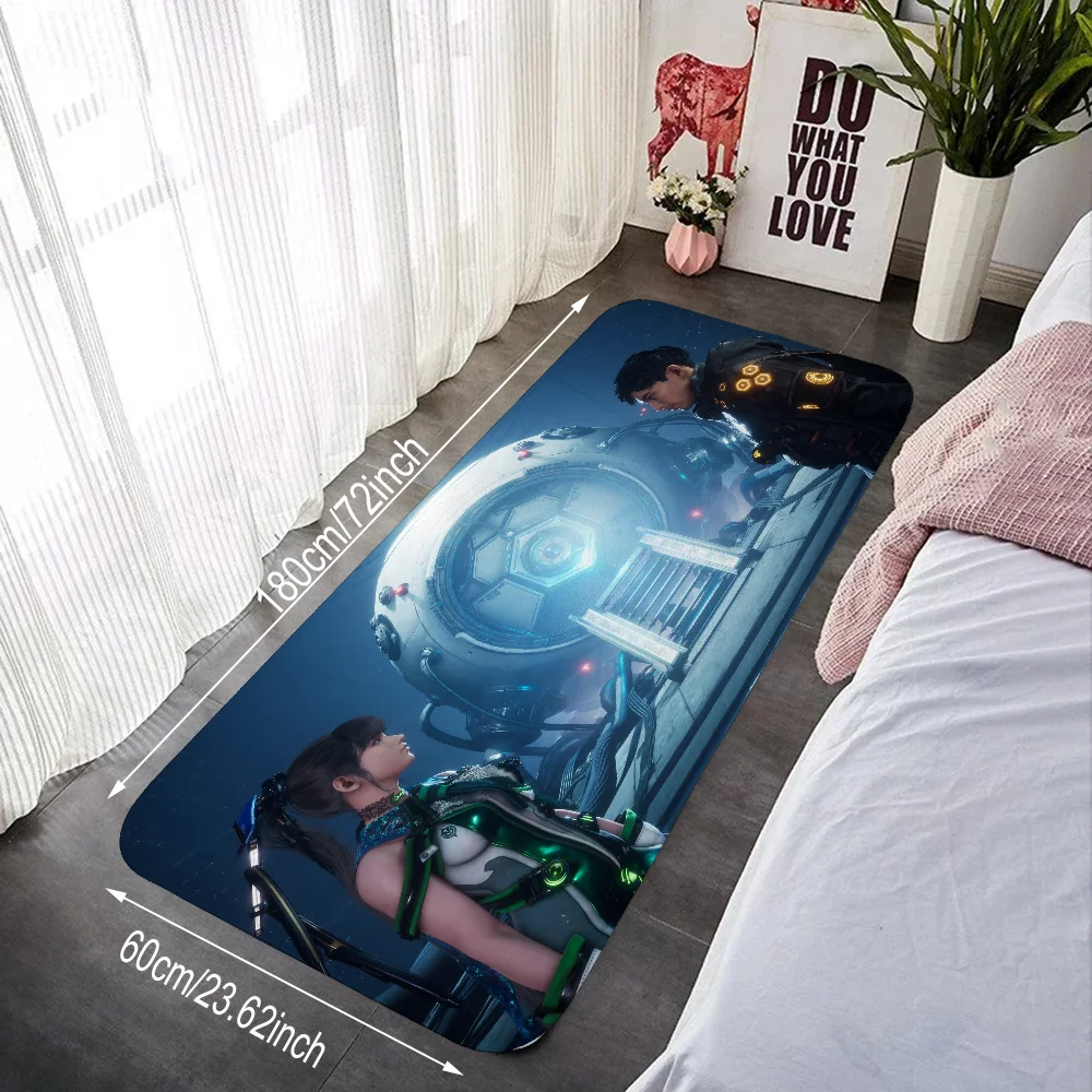 S-Stellar Blade Bathroom Mat for Hallway on the Floor Carpet in the Bedroom Mats Customized Front Door Mat Outdoor Bath Rug Home