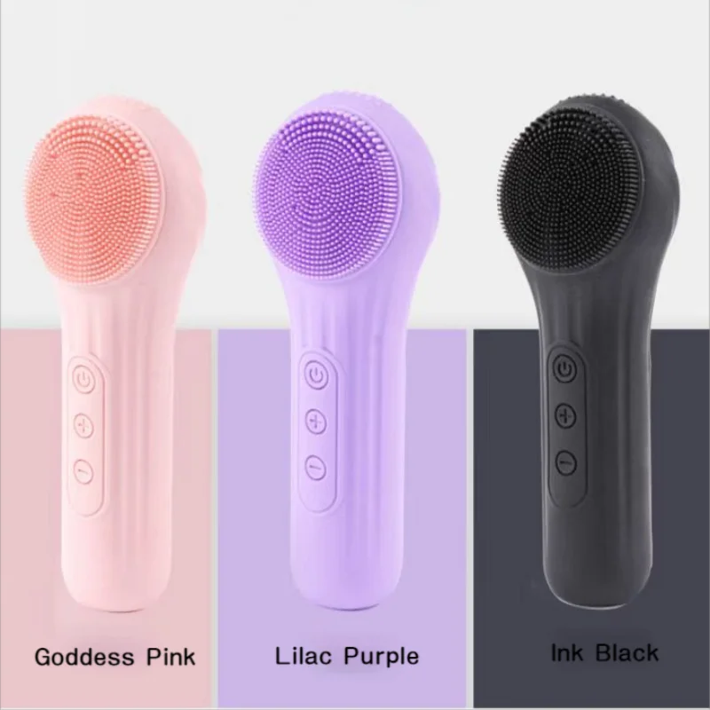 Sonic Silikon-Gesichtsreinigungsbürste, wiederaufladbar, Vibration, Tiefenreinigung, wasserdichtes Hautpflege-Werkzeug für Männer und Frauen, Geschenk