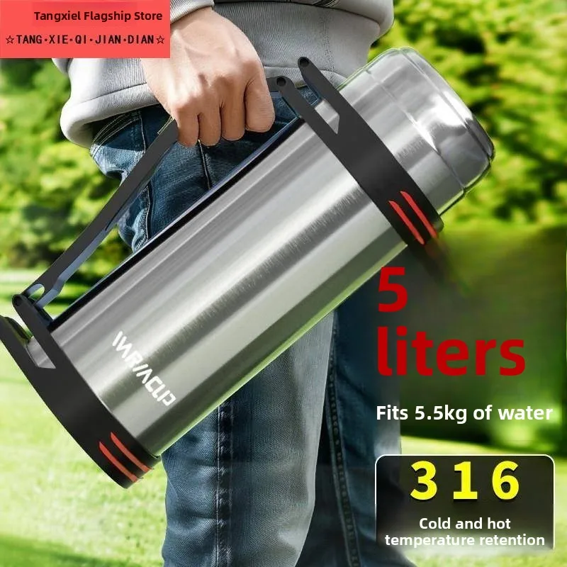 

Large Capaci Stainl Steel 304 Insulated Water Bottle Portable Travel Outdoor Men's Sle Home Car Use Thermos Mug