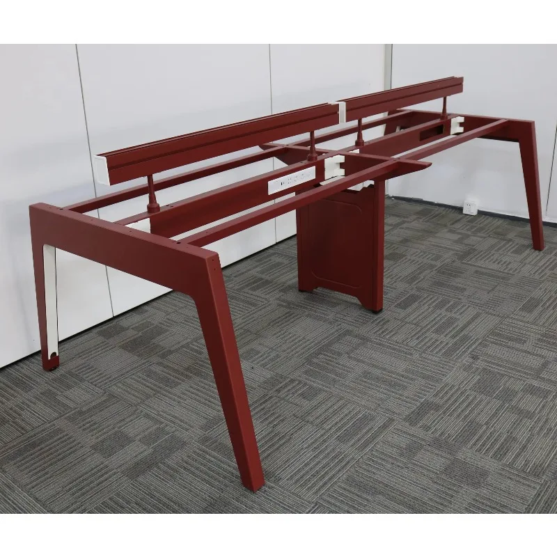 China Hardware Furniture Table Guangzhou Factory Metal Office Table Frame for Office Workstation 4 Person