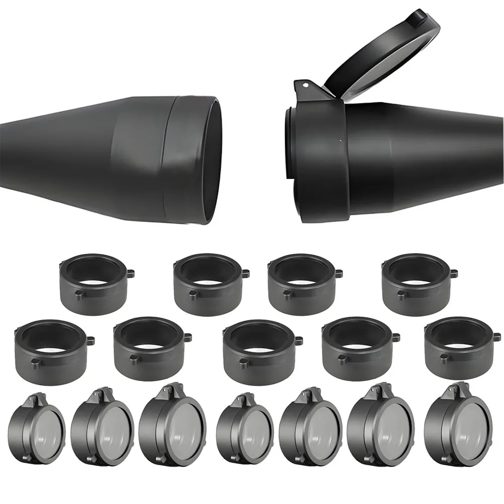 

30mm–69mm Elastic Scope Dust Cover for Rifle Waterproof Scratch-Resistant Lens Cap Quick-Release Dust Cover for Binoculars