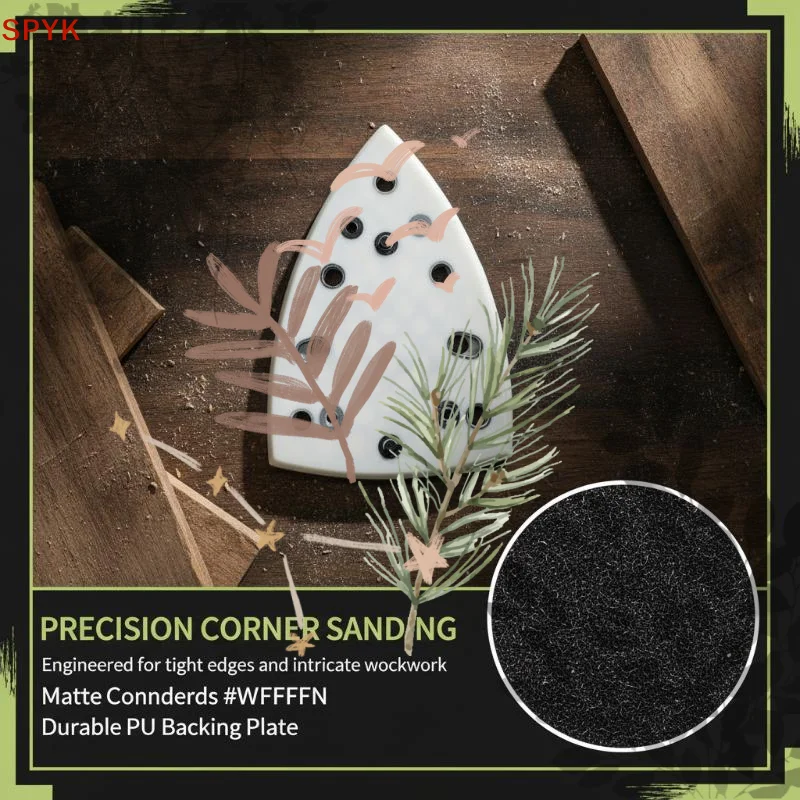 100x148mm Triangle Grinding Machine Electric Grinding Disc Replacement Self Adhesive Polishing Base Sanding Backing Plate
