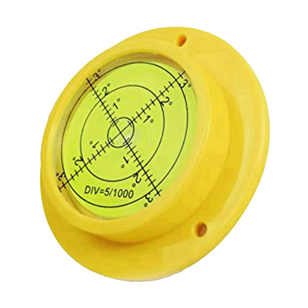 Round Bubble Level, 90X17mm High Precision Circular Spirit Level with 3 Mounting Holes, Measuring Instrument Tool