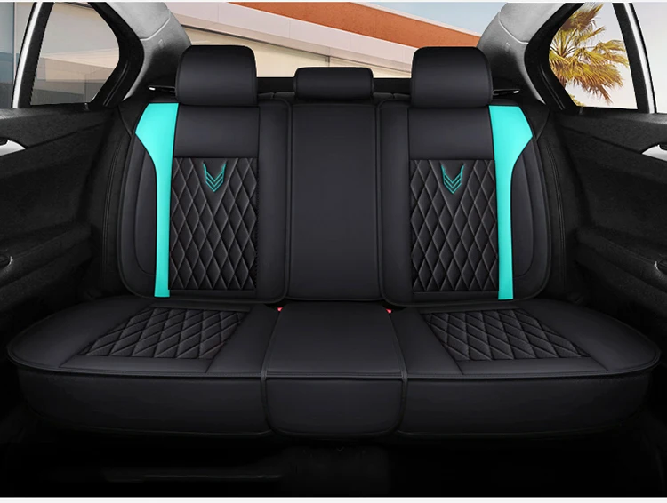 Универсальные кожаные чехлы на автомобильные сиденья для Mercedes W211 W204 W205 W203 ML W164 BMW X1 E84 X5 E53 Автомобильные аксессуары для стайлинга салона