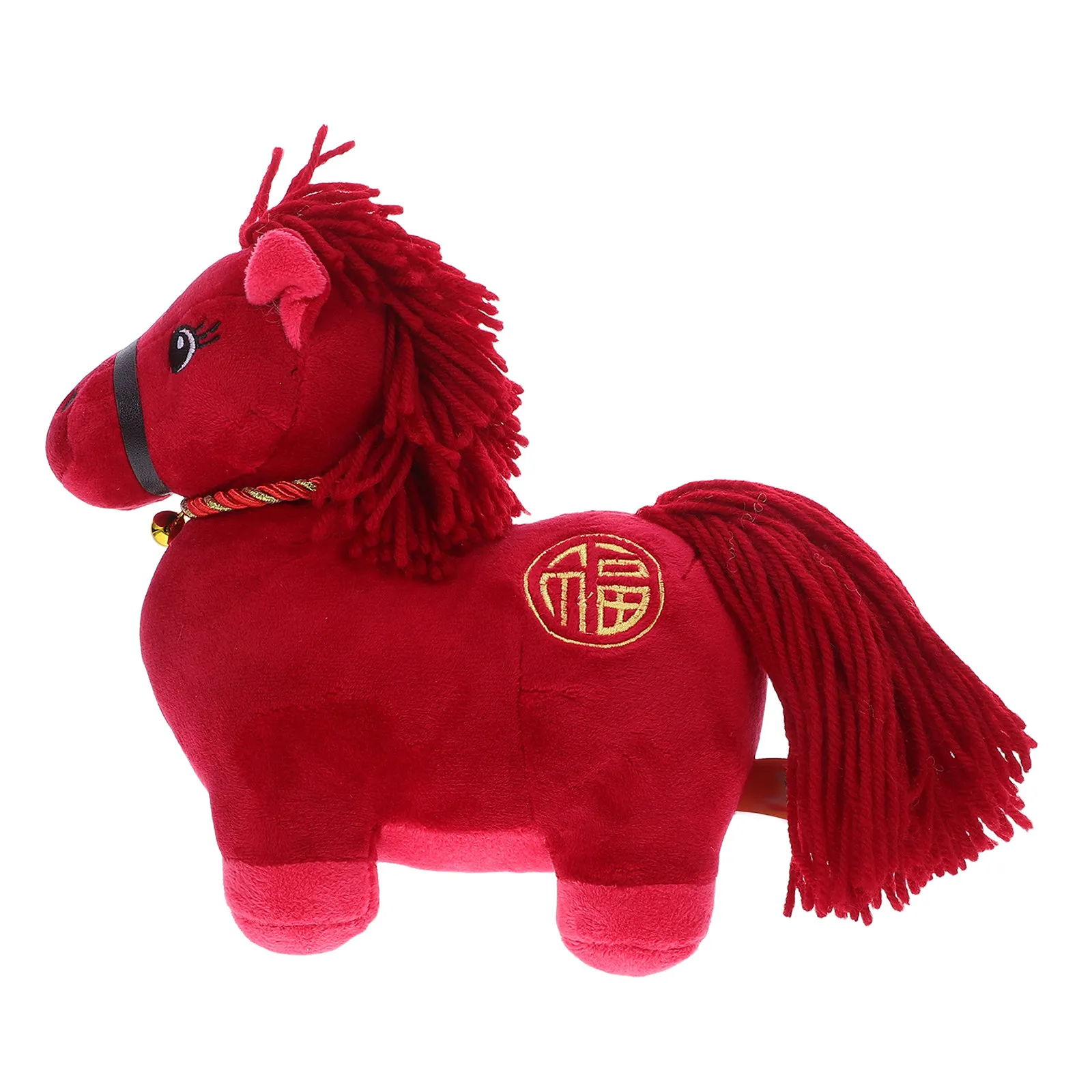 

Soft Stuffed Horse Animal for Kids - Lifelike Design with Vibrant Colors - Ideal for Home Decor Party Favors and Year of The