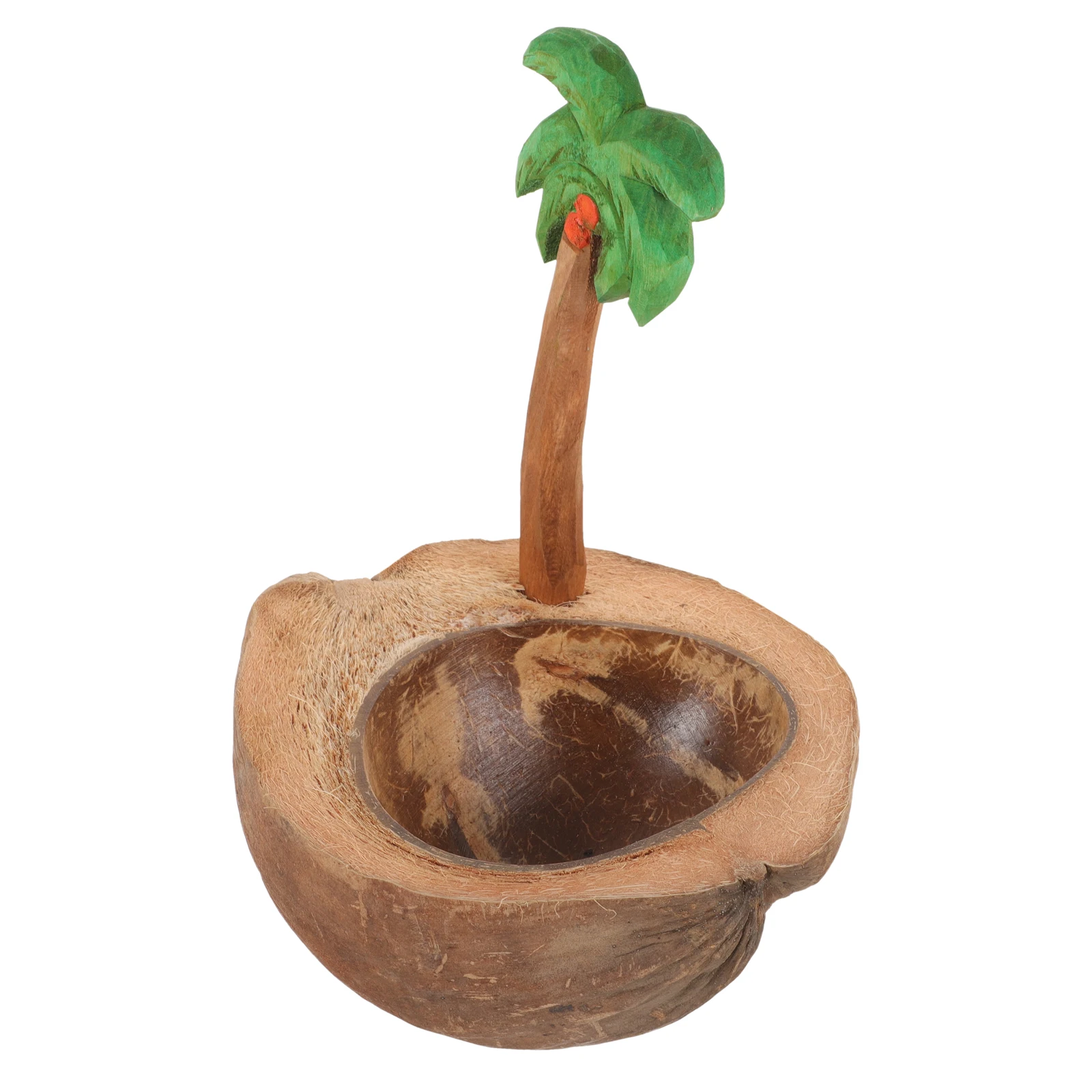 

Boat Shaped Coconut Shell Holder Natural Romantic Decoration Gift For Party Xmas Decorative Candlestick Holder