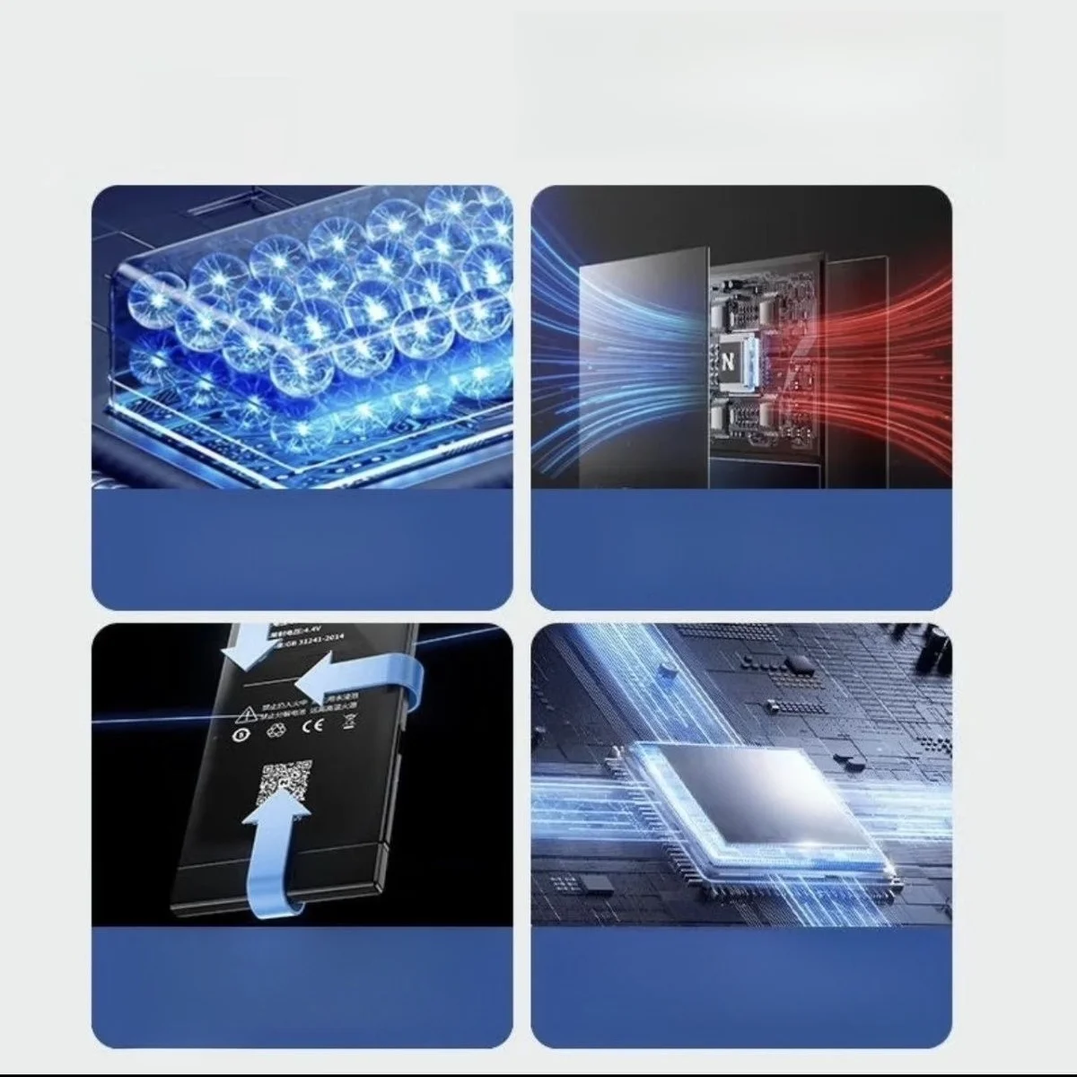 بطارية تيتانيوم بقدرة 4790 مللي أمبير في الساعة لهاتف آيفون 12/13 برو ماكس A2341/A2487 بسعة 2X و800+ دورات بدون تنبيه IOS