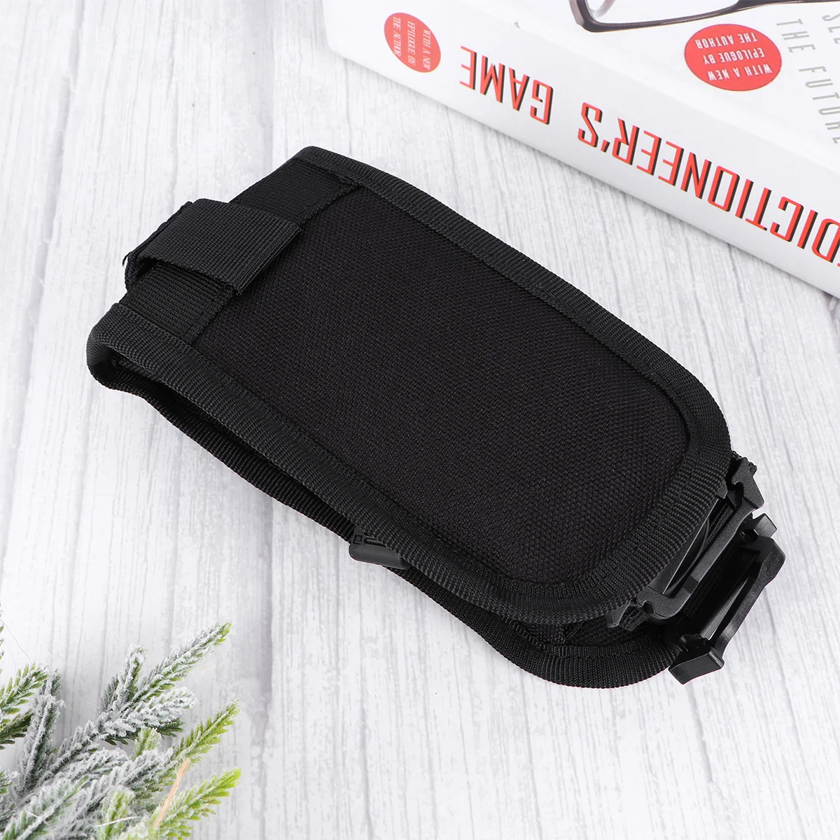 

Tactical Pocket Hunting Bags Oxford Cloth Black Outdoor Camping Backpack Hanging Bag Shoulder Strap Attachment Radio Pouch Small