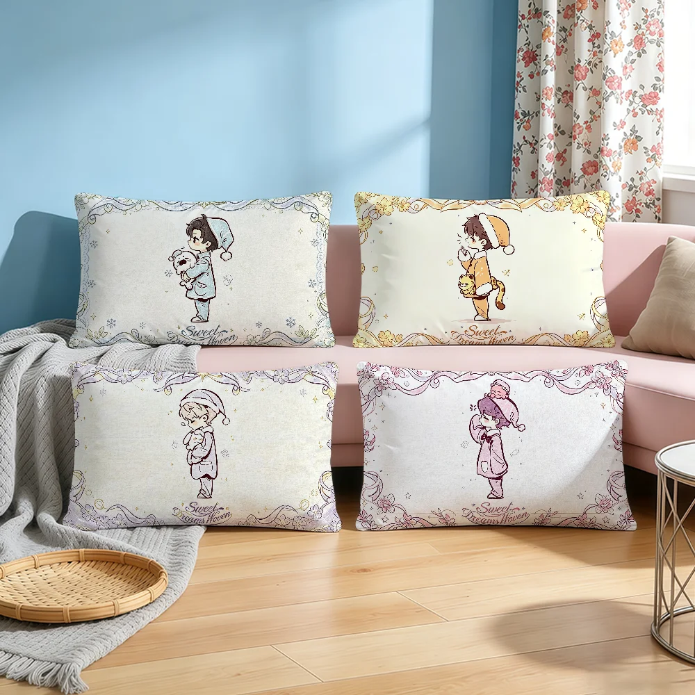 Love And Deepspace Pajamas Cushion Cover Rectangle Decorative Long Pillow Cases Sofa Bench Bedroom Chair LivingRoom