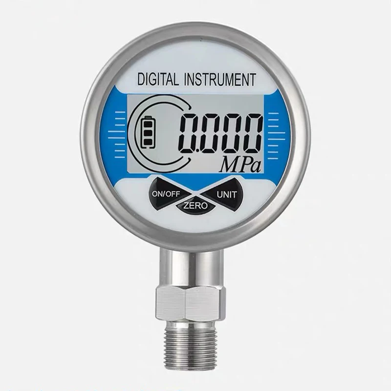 0.2%FS High Accuracy Digital Water Pressure Gauge NPT1/2 G1/4 Digital Pressure Indicator Gage Meter Digital Manometer 0-100MPa