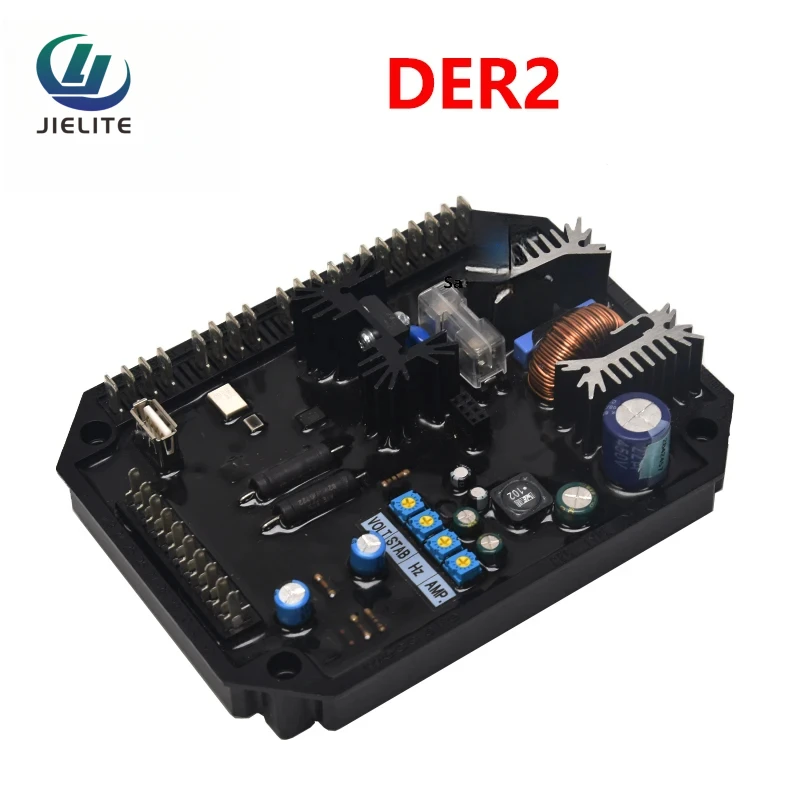 DER2 AVR Automatic Voltage Regulator Fit Mecc Alte DER1 Diesel Generator Excitation Stabilizer Alternator Voltage Adjuster