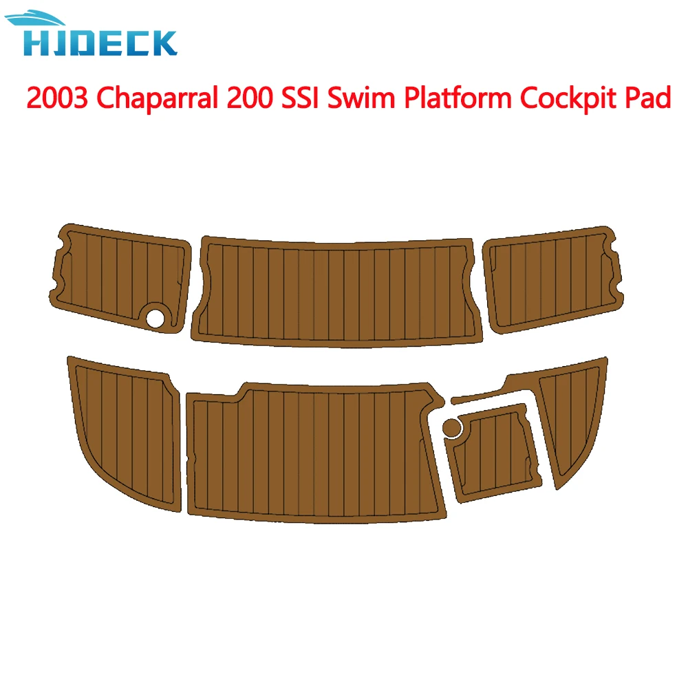 2003 Chaparral 200 SSI Traction Mat Foot Pad Self Adhesive Sport Cockpit Swimming platform Cockpit Pad Customizable