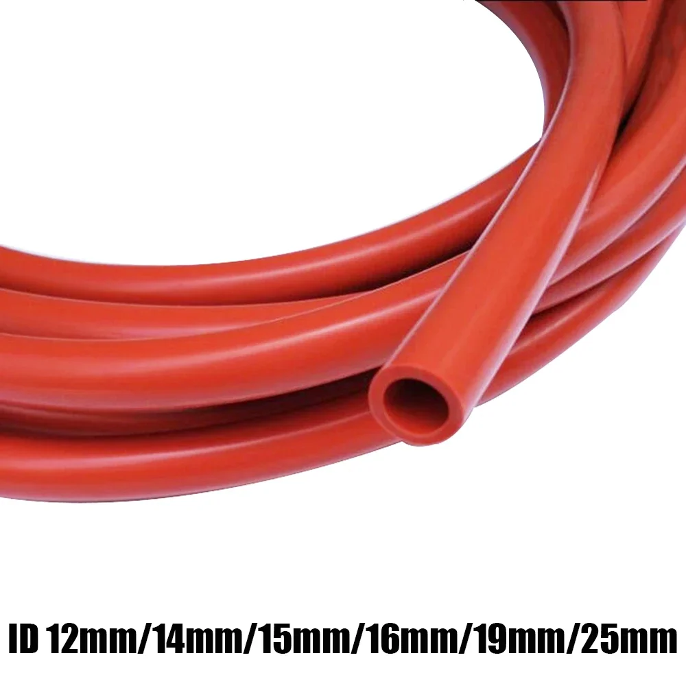 

Универсальная трубка ID12 мм, 14 мм, 15 мм, 16 мм, 19 мм, 25 мм, автомобильный силиконовый вакуумный шланг, красный, черный, автомобильные запасные части