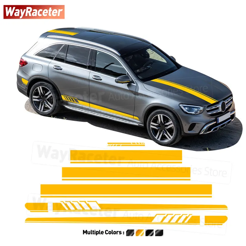 Edition 1 Car Stripes Sticker Body Graphics Vinyl Decal For Mercedes Benz AMG GLC Class GLC63 GLC43 X253 C253 Coupe GLC300 250