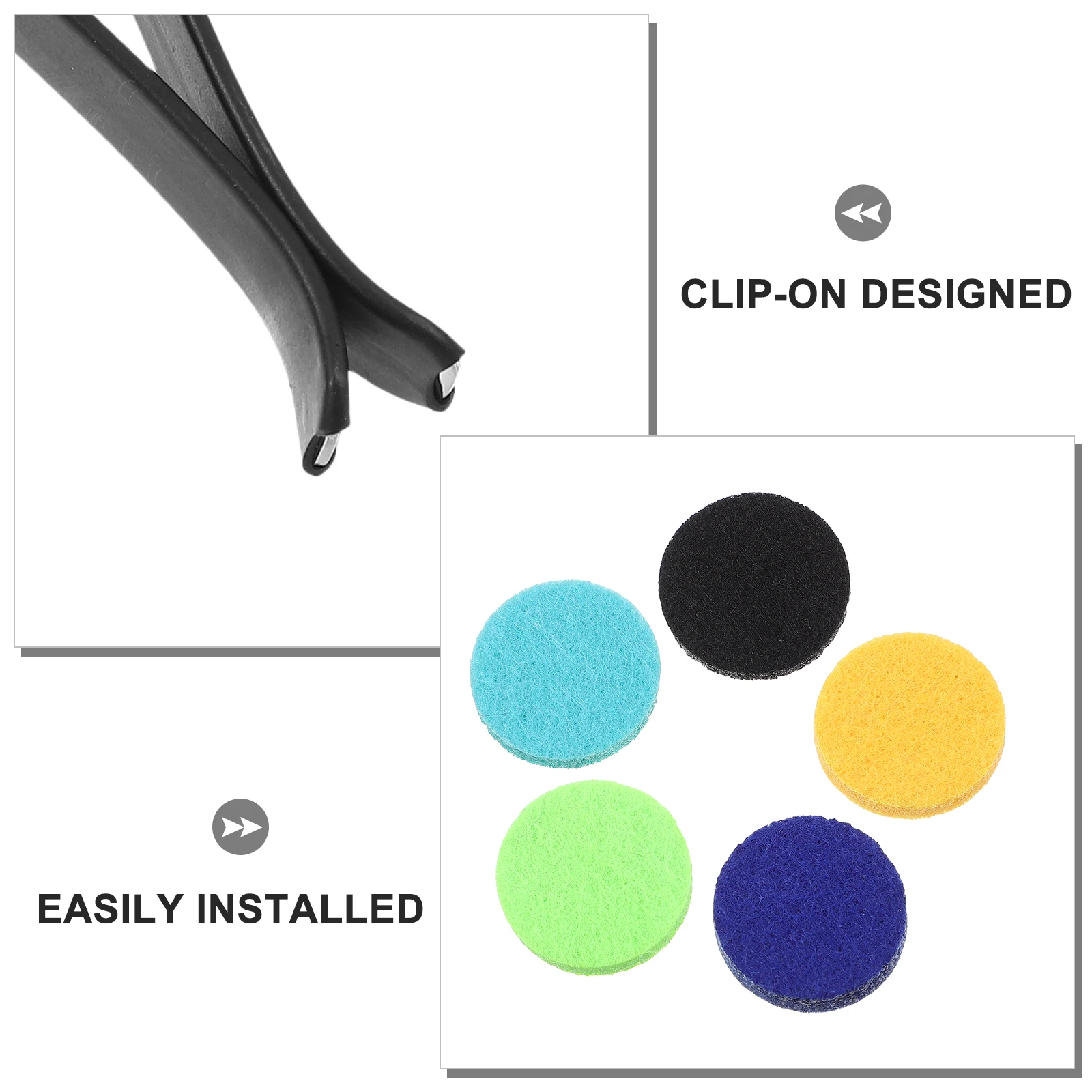 

Stainless Steel Fragrance Diffuser Vent Clip Essential Oil Diffuser Aromatherapy Car Office Bedroom Corrosion Resistant Durable