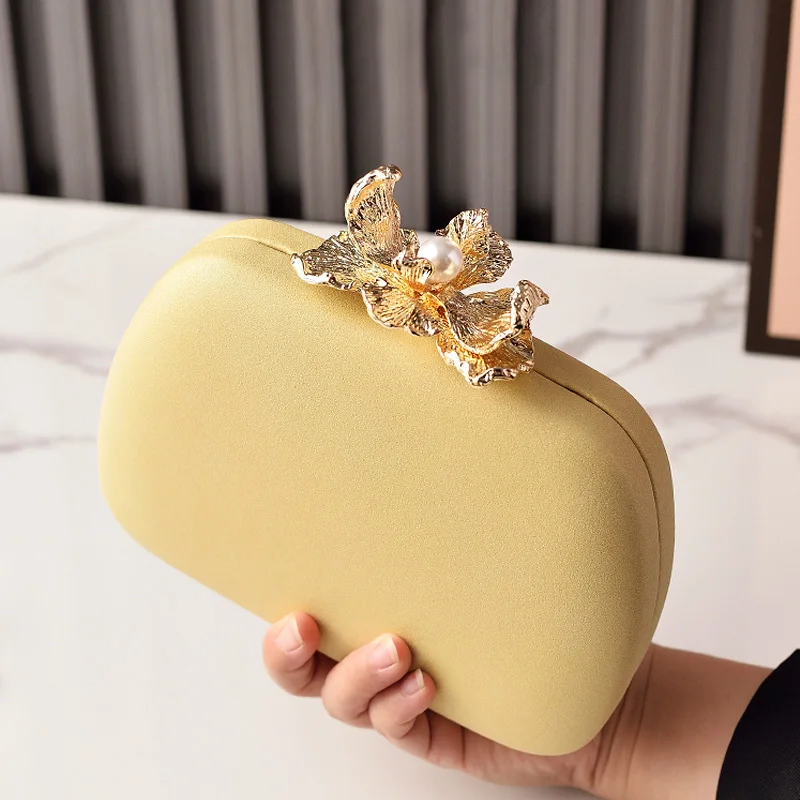 

New Versatile Fashion Macaron Colored Evening Bag Flower Clutch Bag Wedding Bridal Handbag Party Bag Dinner Bag Shoulder Bag