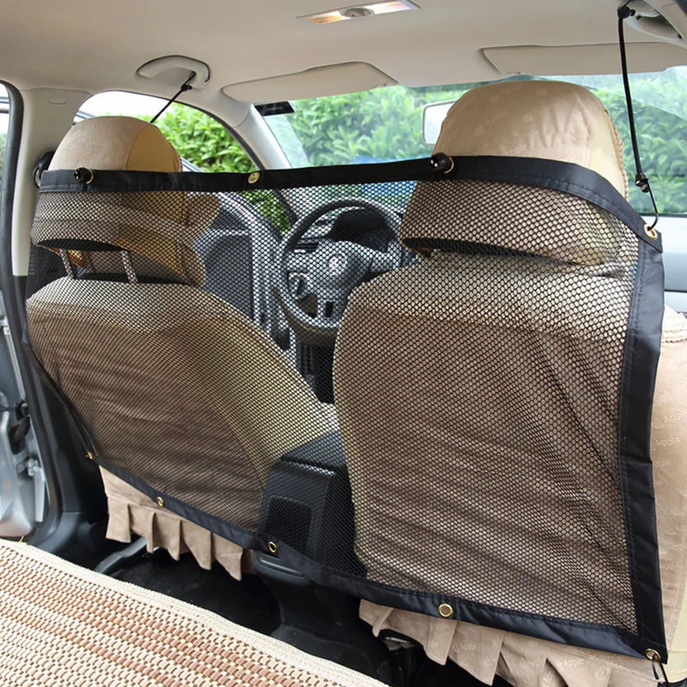 

Pet Safety Net 115X62Cm Car Boot Separation For Dogs Cats Auto Luggage Barrier Car Pet Mesh Dog Mesh Fence Pets Fence Net