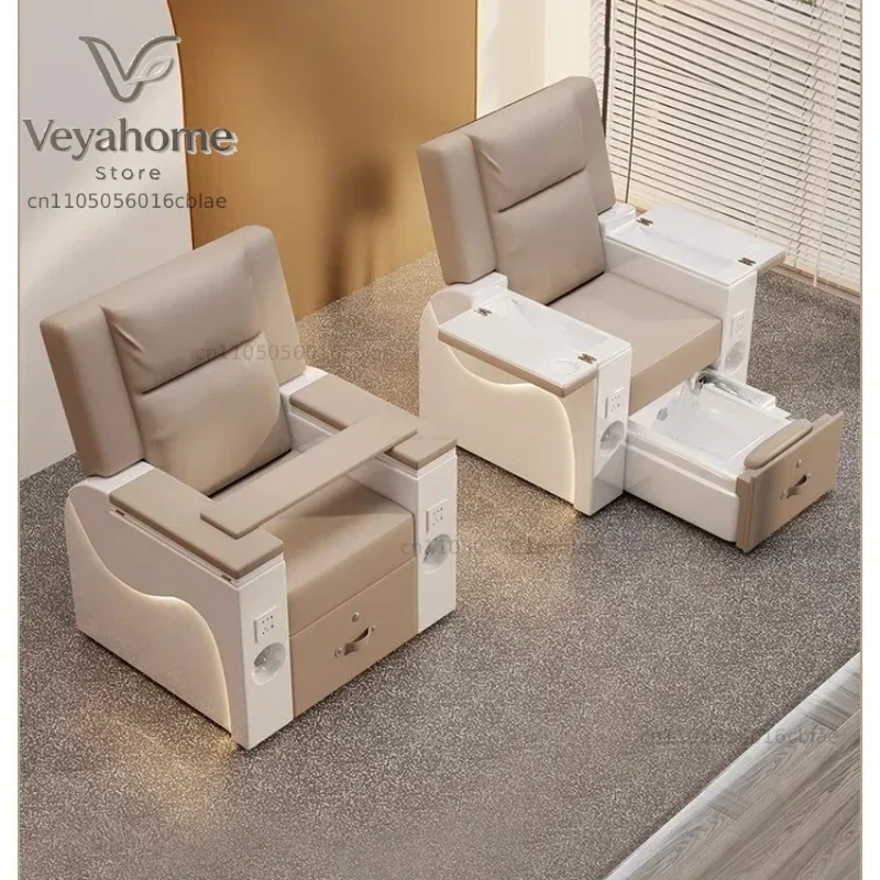 Ergonomic Pedicure Armchair Manicure Foot Massage Chair Sofa Beauty Adjustment Cadeira Manicure Multifunctional Pedicure Chair