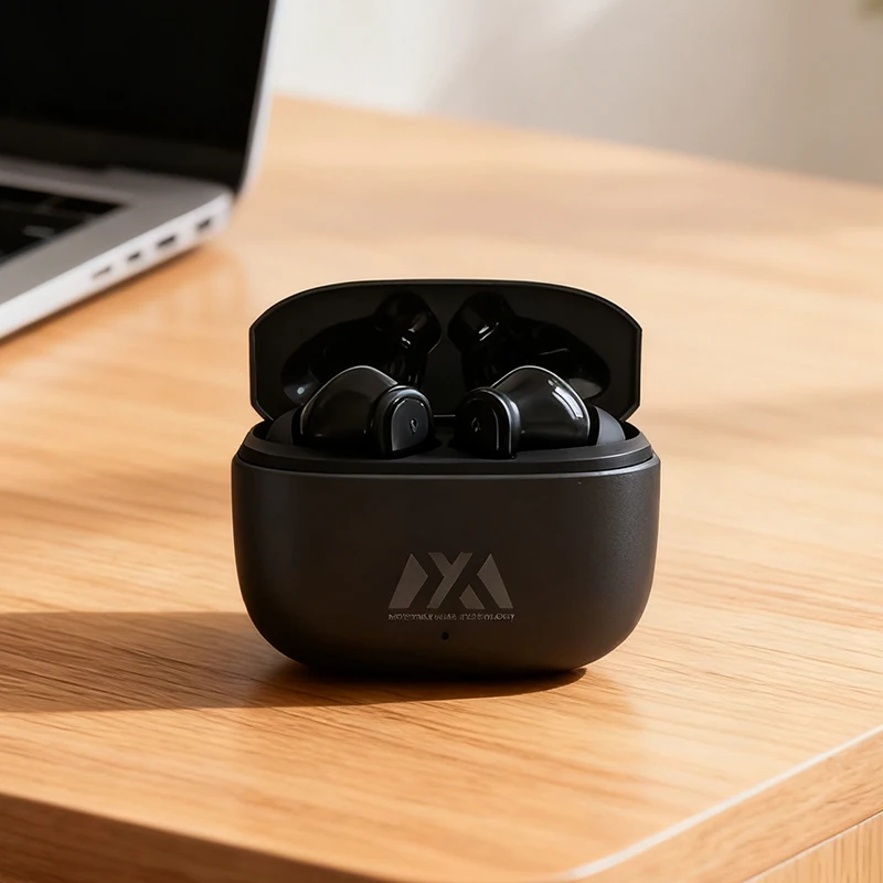 A60 MYX Bluetooth Earbuds - Shockproof Scratch-Resistant Metal Case, Trendy Appearance, High-Fidelity Sound, Universal Fit