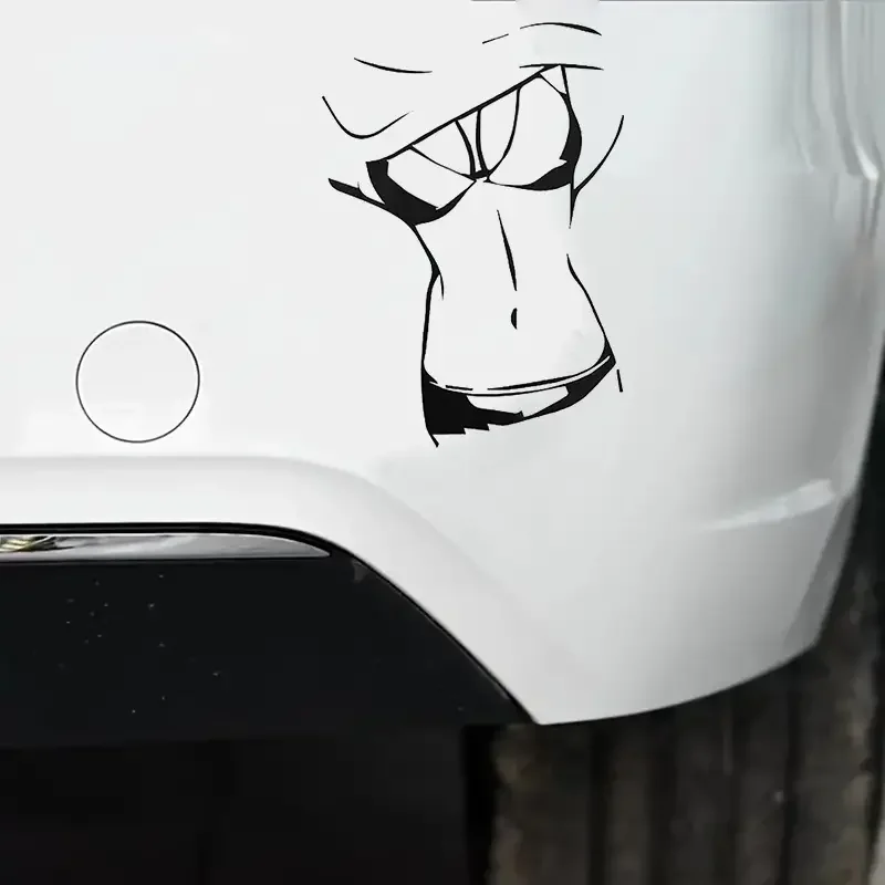 Hot Girl Beautiful Body Car Stickers For Laptop, Water Bottle, Car, Truck, Van, SUV, Wall, Cup Decals, Auto Accessories