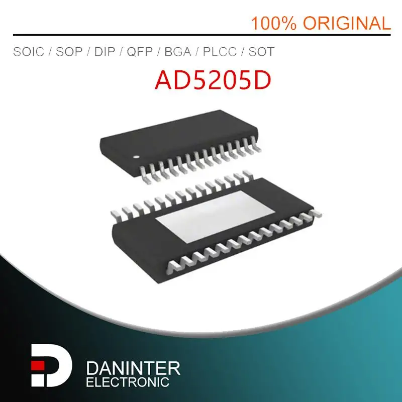 

AD5205D AD5205 HTSSOP28 5 шт./лот