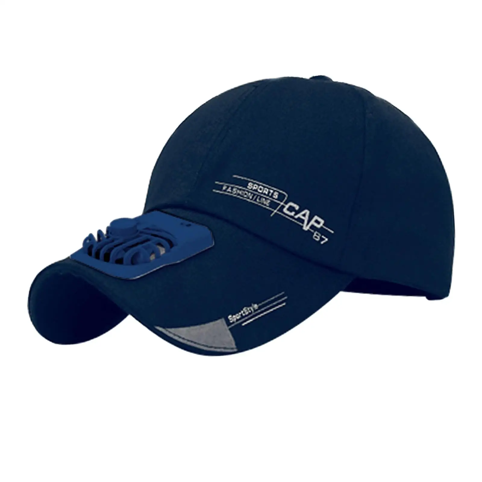 Summer Fan Baseball Cap with Built in Mini Fan Sun Protection Visor Hat Rechargeable USB for Golf Hiking Camping Travel