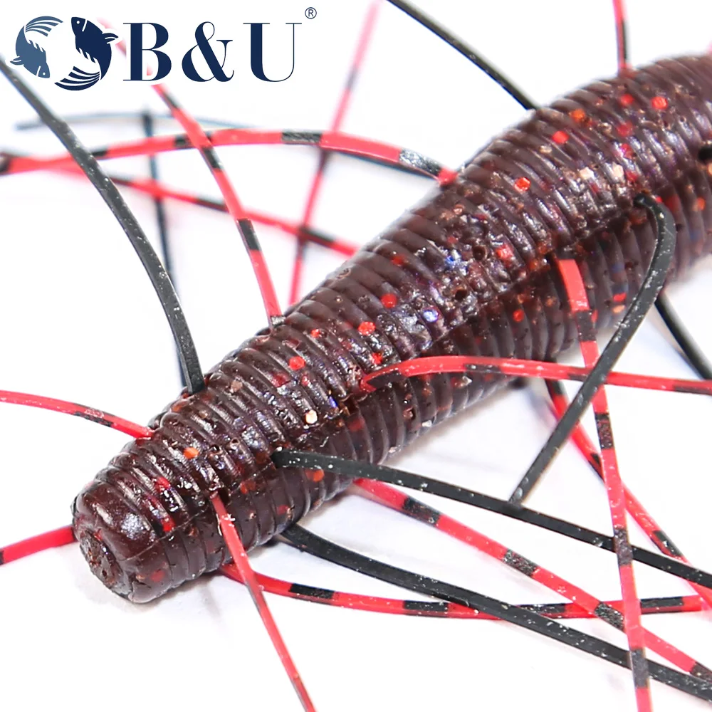 Miękkie przynęty wędkarskie B&U Swimbait Miękka plastikowa przynęta na Ned Rig Plastikowe przynęty Bass Stick Swimbait Crawfish Lures